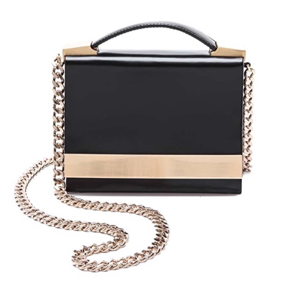 B Brian Atwood Ava Box Clutch Bag